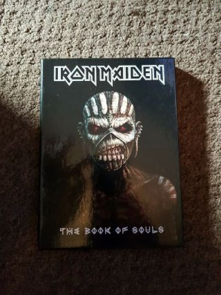 Rare Booktype Iron Maiden The Book Of Souls (2 Cds,  Album) Oop