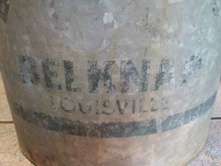 Rare Vintage Blue Grass Minnow Bucket,  Belknap Louisville 4
