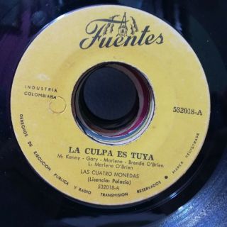 Las Cuatro Monedas La Culpa Es Tuya Very Rare Latin Funk Colombia 7 Listen