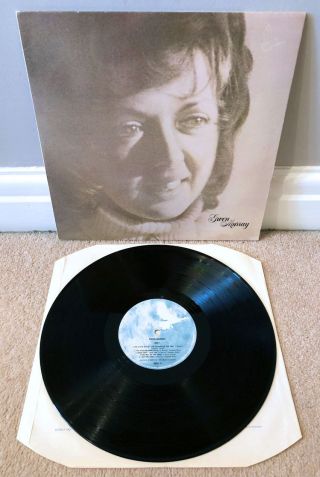 Gwen Murray Same S/t Lp Near 1975 1st Uk Rare See - Thru Red Vinyl Dove15