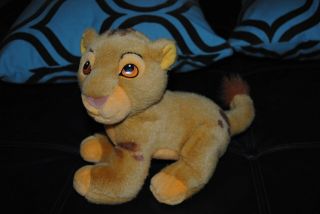 The Lion King Simba Cub Plush Stuffed Animal Rare 10 " 1994 Disney Store