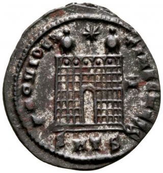 Constantine Ii (328 Ad) Rare Follis.  Thessalonica Ca 2597