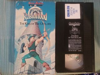 Young Robin Hood : The King of the Outlaws - (VHS,  1991) Rare 3