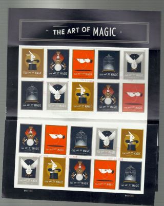 Rare,  Stamps - The Art Of Majic,  Two Sheets