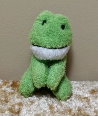 Rare Whimzy Pets Green Frog Mini Plush Toy Friends