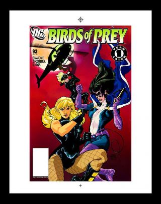 Terry Dodson Birds Of Prey 92 Rare Production Art Cover