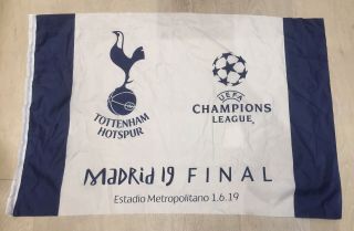 Rare Tottenham Hotspur V Liverpool Champions League Final 2019 Flag