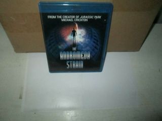 Michael Crichton The Andromeda Strain Rare Blu Ray Sci - Fi James Olson 1971