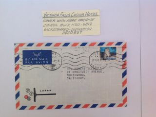 Rhodesia Postal History,  Rare Machine Cancel,  Cover,  K5u - Wk2
