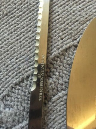 RARE FIND - Vintage Amway Hostess Knife Set With Bakelite Handles 3