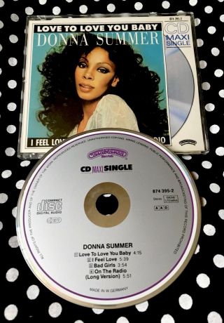 Donna Summer - Love To Love You Baby / I Feel Love Rare Cd Single