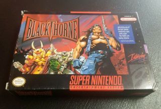 Blackthorne (nintendo Entertainment System,  1994) Rare Cib