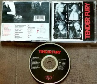 Tender Fury S/t Cd Rare Indie Hard Rock Org.  88 Posh Boy Riff Raff Hittman