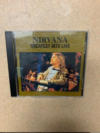 Nirvana Greatest Hits Live Rare Out Of Print Bootleg Cd