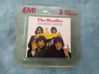 The Beatles Yellow Submarine Rare 1989 3 Inch Cd In Emi Plastic Wrap