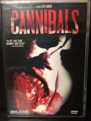 Cannibals (dvd,  2007) - Horror - Blue Underground - Rare & Oop