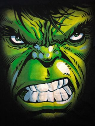 Rare Vintage 2002 Incredible Hulk Shirt Marvel Comics Tv Movie Promo 3