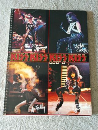Kiss Rare Alive 2 Stage Shot Collage Notebook Aucoin Teen Scene