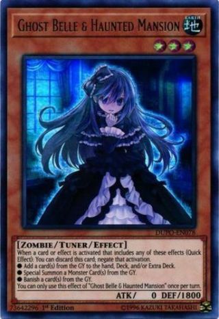 Near,  English Ghost Belle & Haunted Mansion - Dupo - En078 - Ultra Rare - 1st