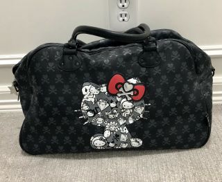 Rare Tokidoki For Hello Kitty Black Large Overnighter Luggage Carryon Bag