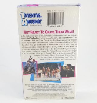 Disney MEET THE DEEDLES 1998 VHS Tape,  RARE,  Paul Walker, 2