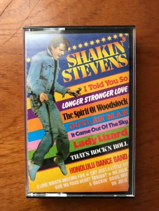 Shakin’ Stevens And The Sunsets Rare Cassette “with Honolulu Dance Band” Danish