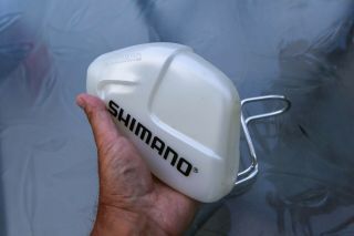 Shimano Vintage (2000) Aero - Shape Water Bottle And An Alloy Holder Rare