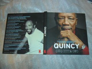 Quincy Jones 2019 Fyc Awards Consideration Biographical Docufilm Rare Dvd Promo