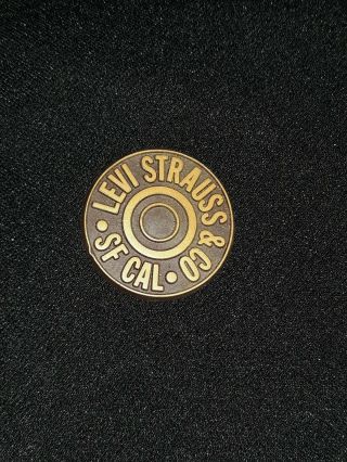 Levi Strauss & Co Sf Cal Vintage Vinyl Refrigerator Magnet Rare Nos Usa