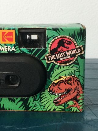 Vintage Jurassic Park Lost World Kodak Funtime 35 Disposable Camera Rare Fun