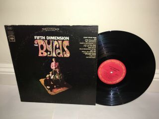 The Byrds - Fifth Dimension Lp Columbia 1966 Stereo Us 1st Press Ex/vg,  Rare 99p