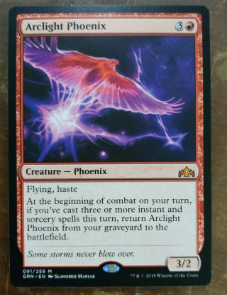 Mtg Magic The Gathering 1 X Arclight Phoenix Grn Red Mythic Rare English