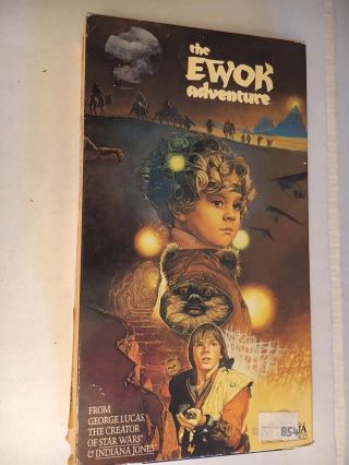 The Ewok Adventure Rare Vhs Video Tape 1984 Star Wars Tv Movie Lucas