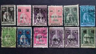 Portugal Old Rare Revalued Overprinted Stamps As Per Photo.  Very