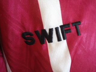 NORTHAMPTON TOWN 1993 PLAYER ISSUED Swift LONG SLEEVED Home Shirt Rare 8