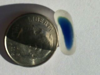 Surf Tumbled Santa Cruz Davenport SEA GLASS Rare multi - Color Art Glass 4