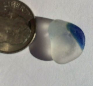 Surf Tumbled Santa Cruz Davenport SEA GLASS Rare multi - Color Art Glass 5