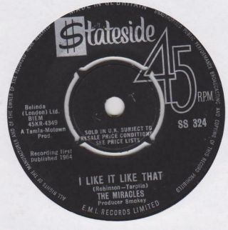 The Miracles I Like It Like That / You 
