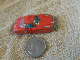 Vintage Very Rare 1950s Tin Litho Mini Car Hovering Taxi Futureistic Japan G