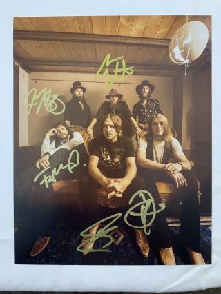 3 Whiskey Myers Hand Signed 8x10 Photo Country Singer Autographed Rare Authentic