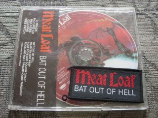 Meat Loaf: Bat Out Of Hell Rare Picture Cd Single,  Patch Nm