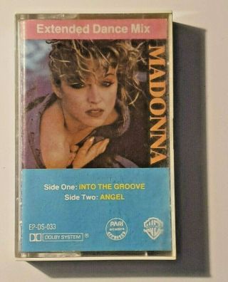 Madonna Into The Groove Mega Rare Philippines Cassette Single C.  N.  Ep - Ds - 033