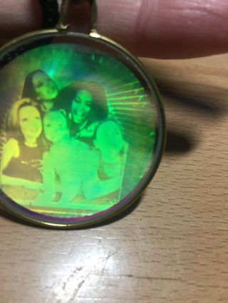 Authentic 1990s Spice Girls Hologram Pendant.  Never Been Worn.  Very Rare Find.