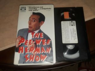 Vintage The Pee Wee Herman Show Vhs Rare Oop Out Of Print Hbo Video