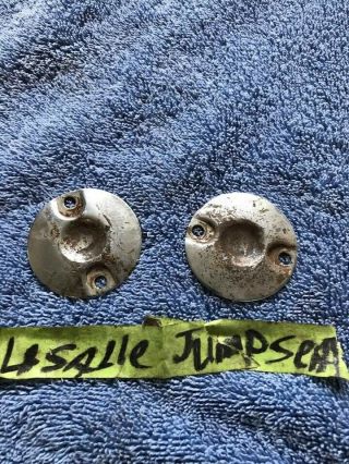 1939 - 1940 Cadillac Lasalle Coupe Convertible Jump Seat Bases For Floor - Rare