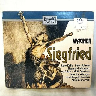Wagner Siegfried 4xcd Box Set 1989 Bmg 69006 - 2 - Rg Rare Libretto Opera Classical