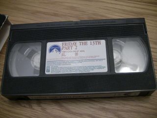 Friday the 13th - Part 2 VHS RARE HORROR JASON SLASHER 3