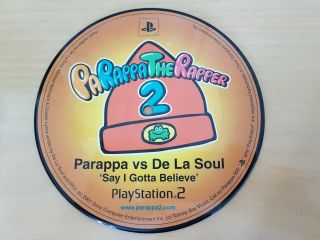 Parappa Vs De La Soul - Rare Promo 7 " Single - Say I Gotta Believe