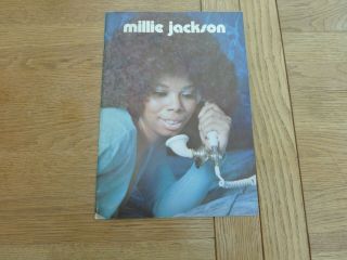 Rare Millie Jackson 1978 Tour Programme & Tkt Stub Brighton Dome