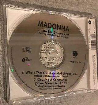 Madonna Into The Groove,  more Rare Australian Issue 3 - track Cd Single 3